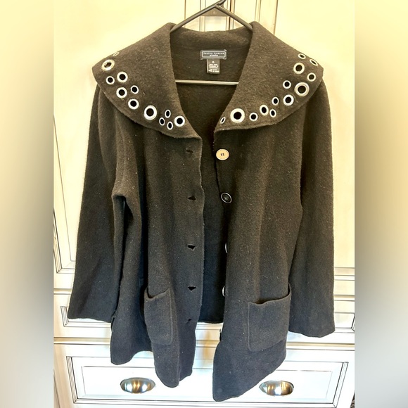 Lauren Hansen studio extra large 100% wool jacket/tunic sweater - Picture 2 of 8